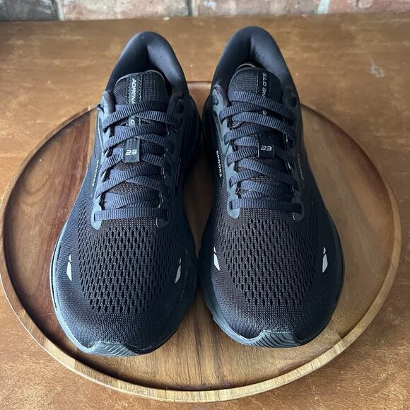 Brooks Adrenaline GTS 23 Supportive Womens 9.5 Black Road Running Shoes Sneakers - Picture 9 of 16